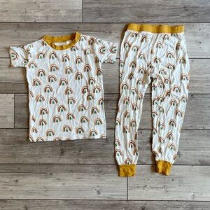 Emerson and Friends | Rainbow Bamboo Pajama Set | Size: 2T - 3T